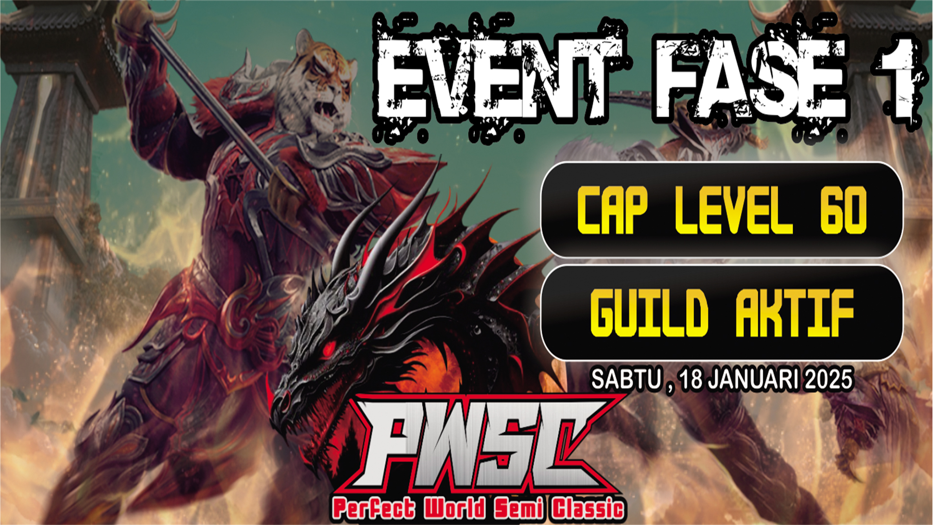 Event Leveling and Guild Aktif